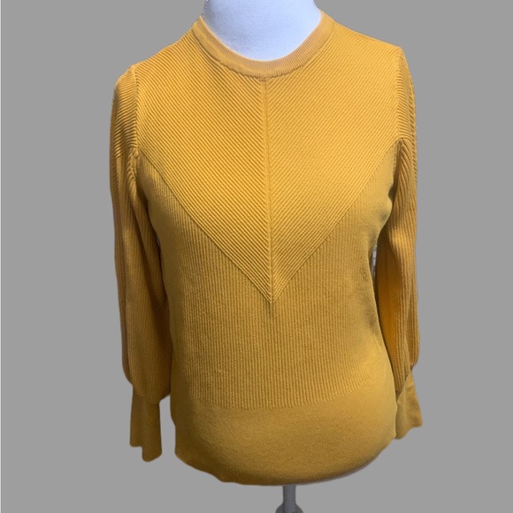 Apt 9 Gold ribbed sweater - Picture 2 of 8